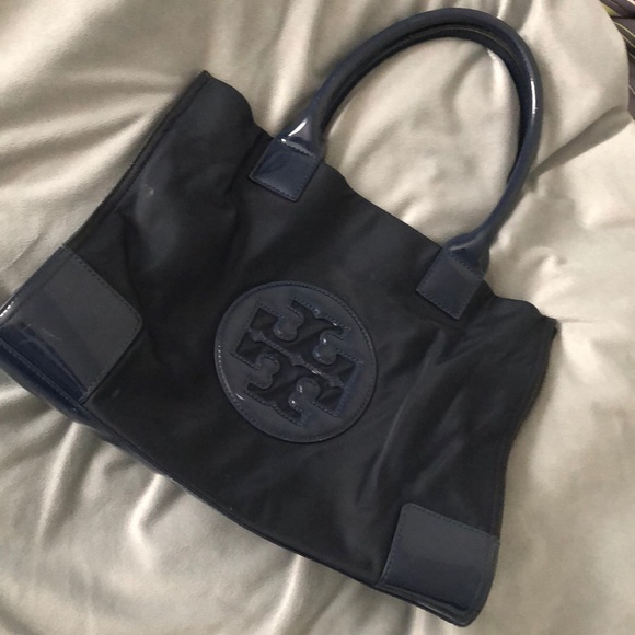 Tory Burch Handbags - Navy blue authentic Tory Burch Ella  tote